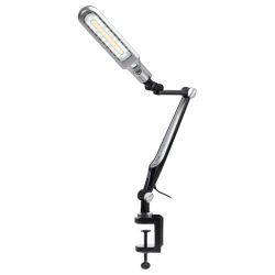 Настольный светильник ЭРА NLED-496-12W-BK светодиодный на струбцине черный