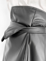 Костюм Dress из длинной рубашки и юбки на запах с завязками оптом