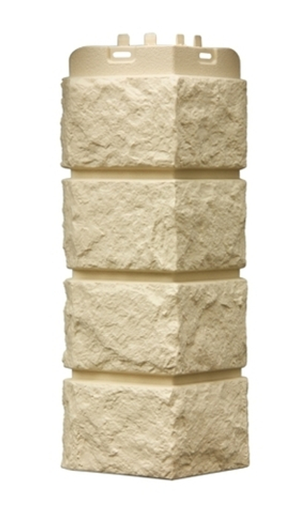 Угол наружный Grand Line  Колотый камень Стандарт Бежевый