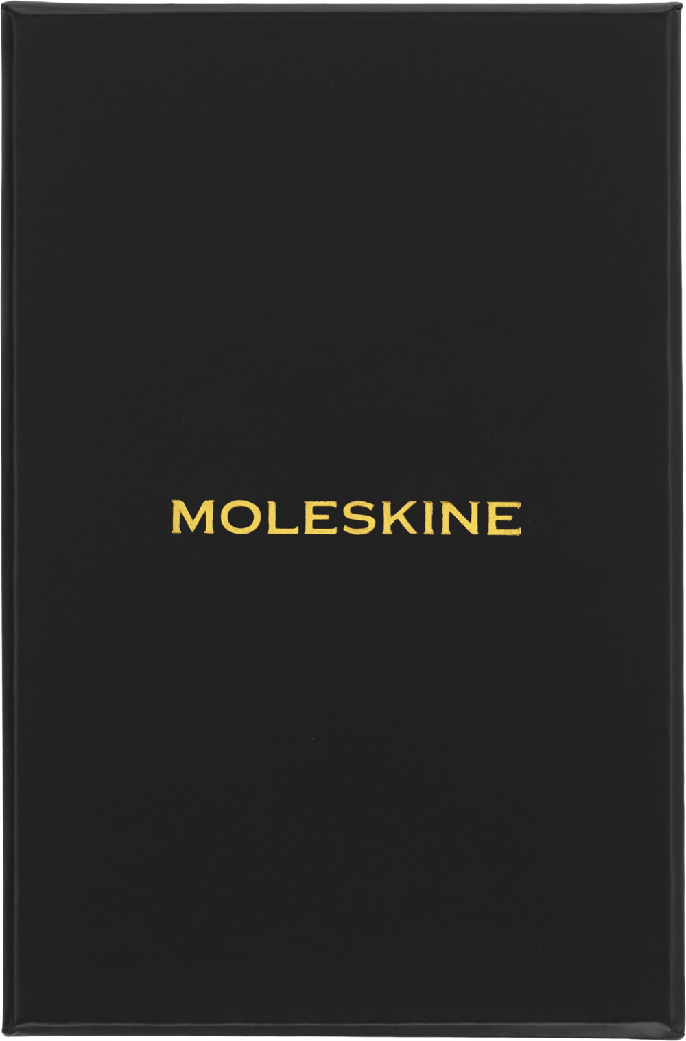 Блокнот без линовки Moleskine LE Prescious & Ethical Shine XS, 65х105 мм, золотистый, в подарочной коробке (LEHSHINEMP012GOLD)