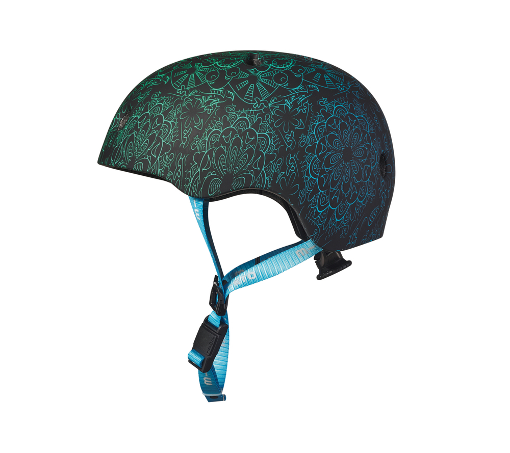 Шлем Micro зелено-синий (M) BOX