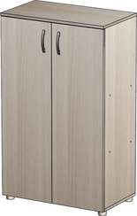 Стеллаж средний закрытый Стандарт Про ясень шимо светлый