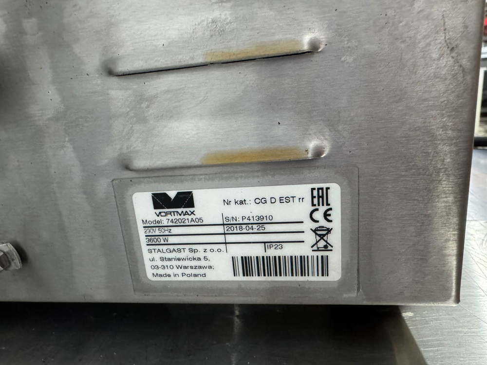 Гриль прижимной VORTMAX CG D EST