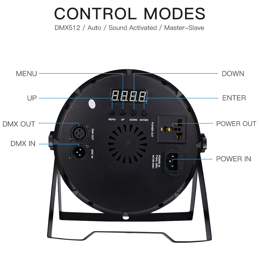 Прожектор Led par 18*8w (RGBW), Big Dipper LPC004