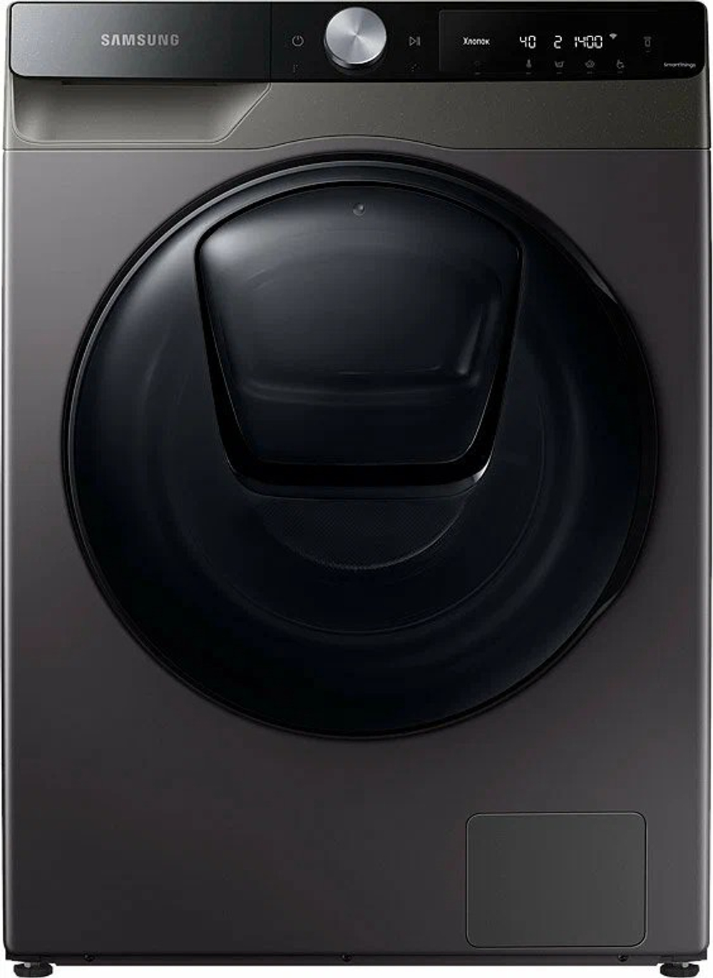 Стиральная машина SAMSUNG WD 10 T 654 CBX\LP темно-серебристая,10.5\7кг,1400об,стирально-сушильная машина с паром