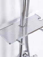 Душевая система WeltWasser WW TS 5280 10000001732 Прямоугольная Латунь Хром