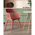 Стул Crocus с подушкой бордовый