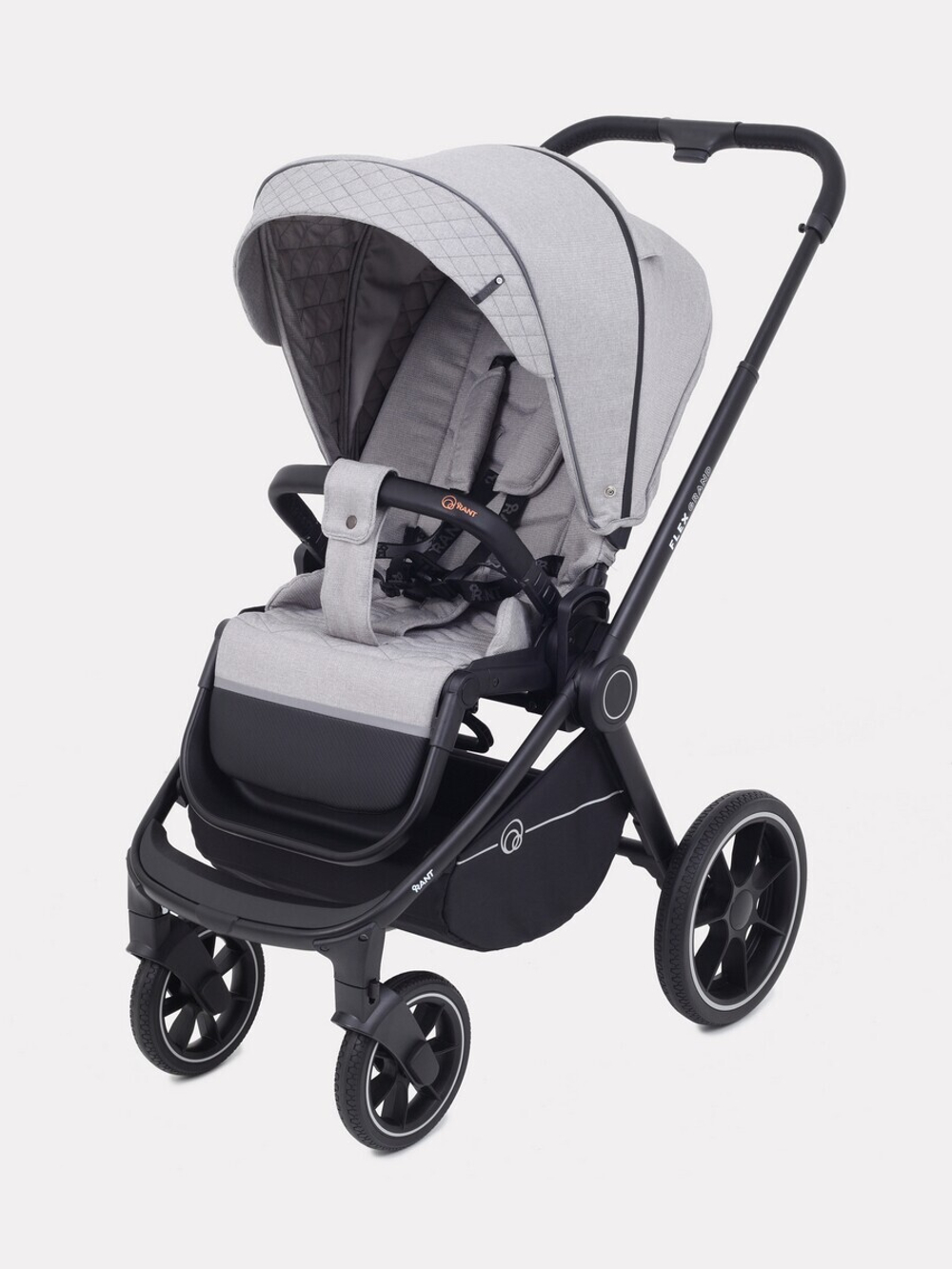 Коляска детская "FLEX GRAND" (3в1) RA073 Mineral Silver+сумка