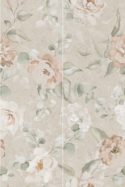 Панно Риккарди 2 бежевый матовый обрезной (AZ/B051/2x/14059R)