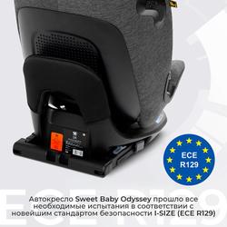 Автокресло Sweet Baby Voyager P12 Pro Grey