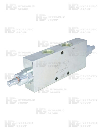 Тормозной клапан двухсторонний VBCD 3/4" DE/A