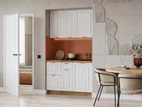 Кухня Мария 1,2 м дуб крафт золото/белый (столешница дуб вотан)