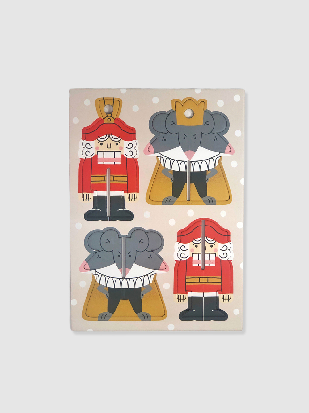 Украшения на ёлку Щелкунчик и Мышиный король