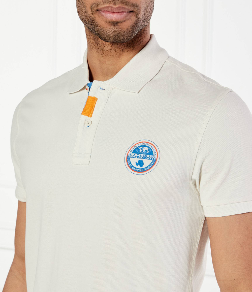 Поло E-CLANIS SS Napapijri - экрю(NP0A4ID3)