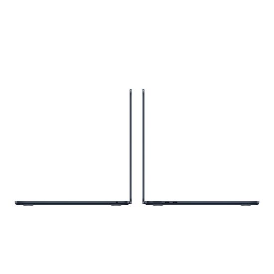 Apple MacBook Air 15" (M3, 8C CPU/10C GPU, 2024), 16 ГБ, 256 ГБ SSD, «полуночный черный»