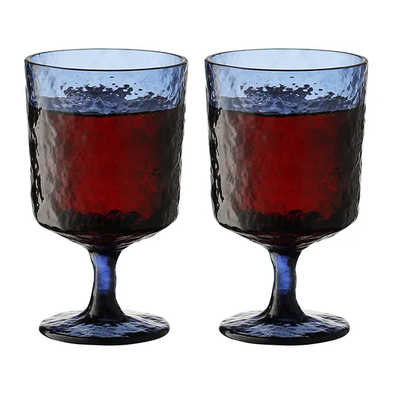 Набор из 4 бокалов для вина Arctic, 280 мл, синий