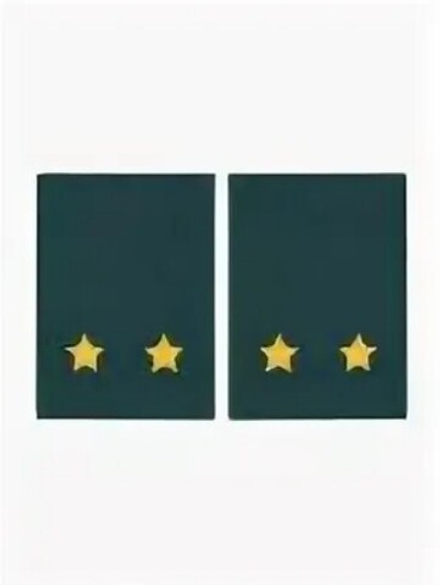 Фальшпогоны МЧС с вышитыми звездами лейтенант