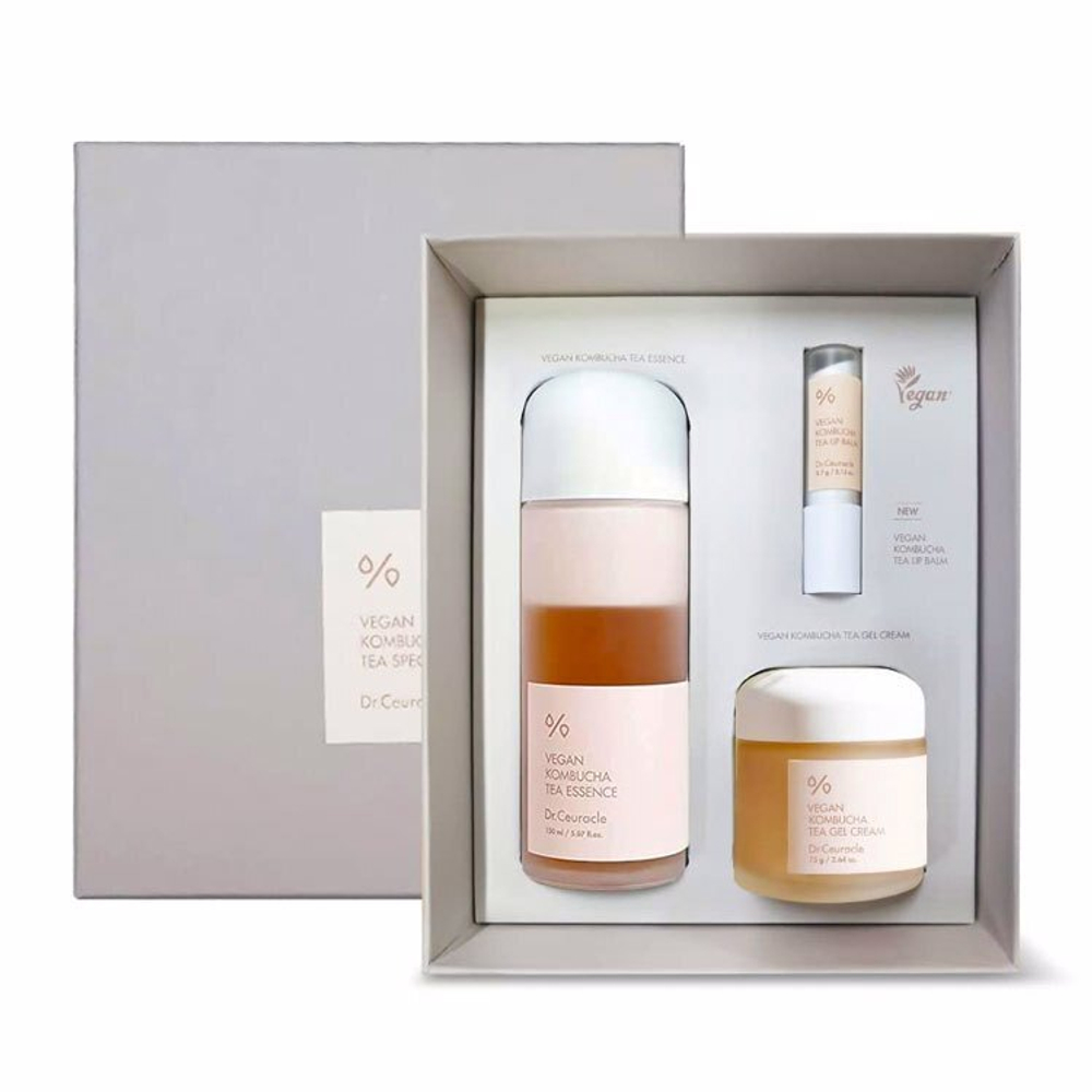 Dr.Ceuracle Vegan Kombucha Tea Special Set многофункциональный веганский набор