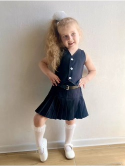 Костюм жилет с юбкой