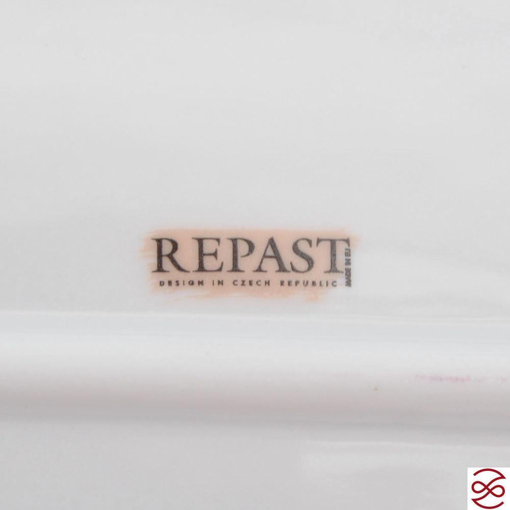 Блюдо овальное Repast Охота зеленая Мария-тереза 38 см