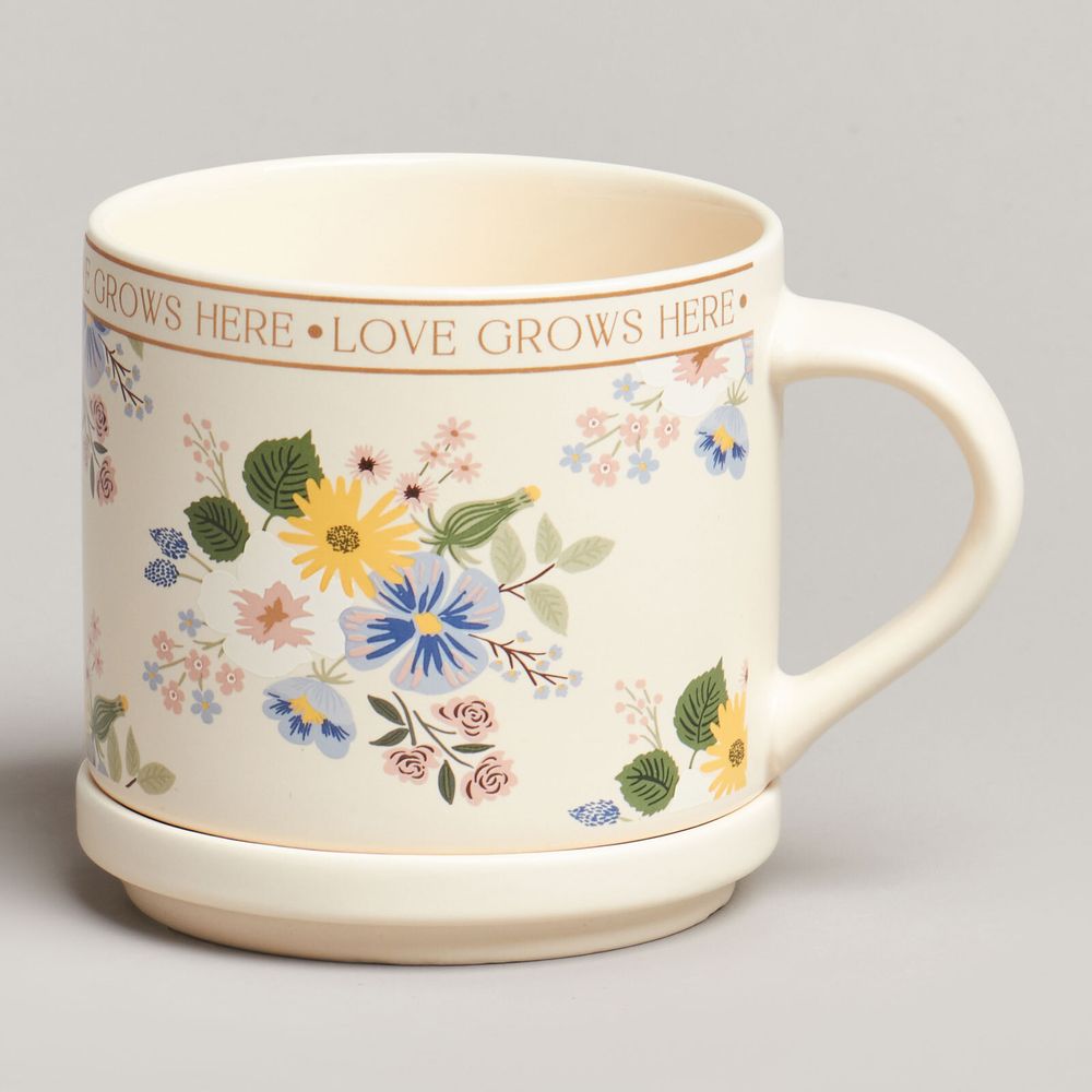 КРУЖКА С КРЫШКОЙ LEFARDSPRING FLOWERS 390МЛ. (КОР=24ШТ.)