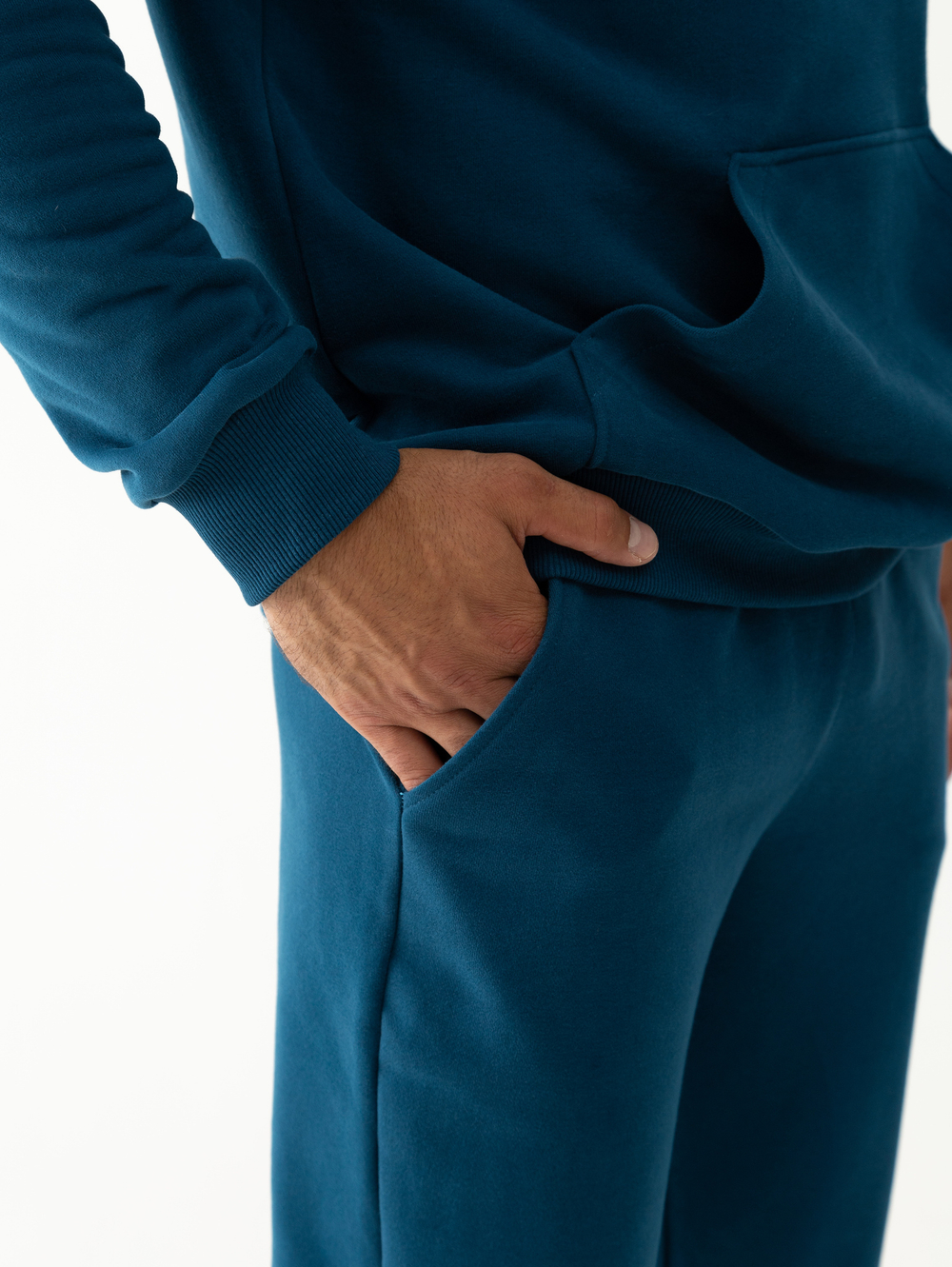 Костюм мужской спортивный (без начеса). Петроль