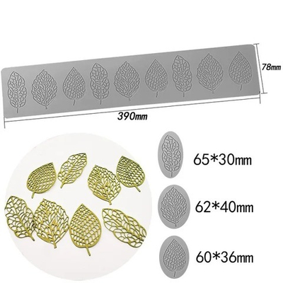 Силиконовый коврик для декора "Лист №12" LFM-312