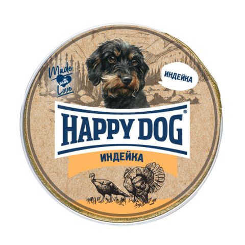 Happy Dog Natur Line консервы для собак паштет (индейка) 125 гр