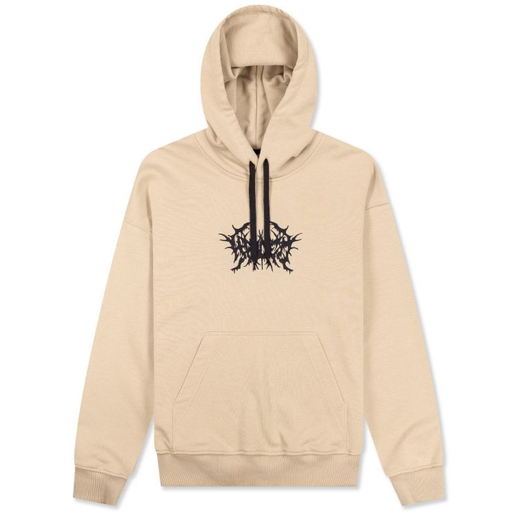 Худи HAIDED BLK MTL LARGE LOGO, бежевый