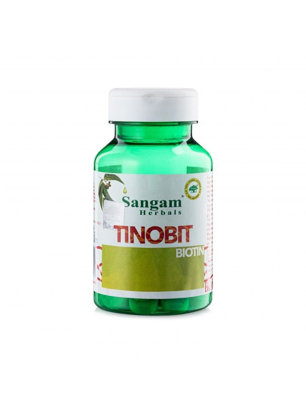 Sangam Herbals Тинобит смесь сухого растительного сырья Tinobit 750 мг 60 таб