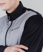 Куртка разминочная NORDSKI HYBRID Black/Grey, мужская, NSM855201