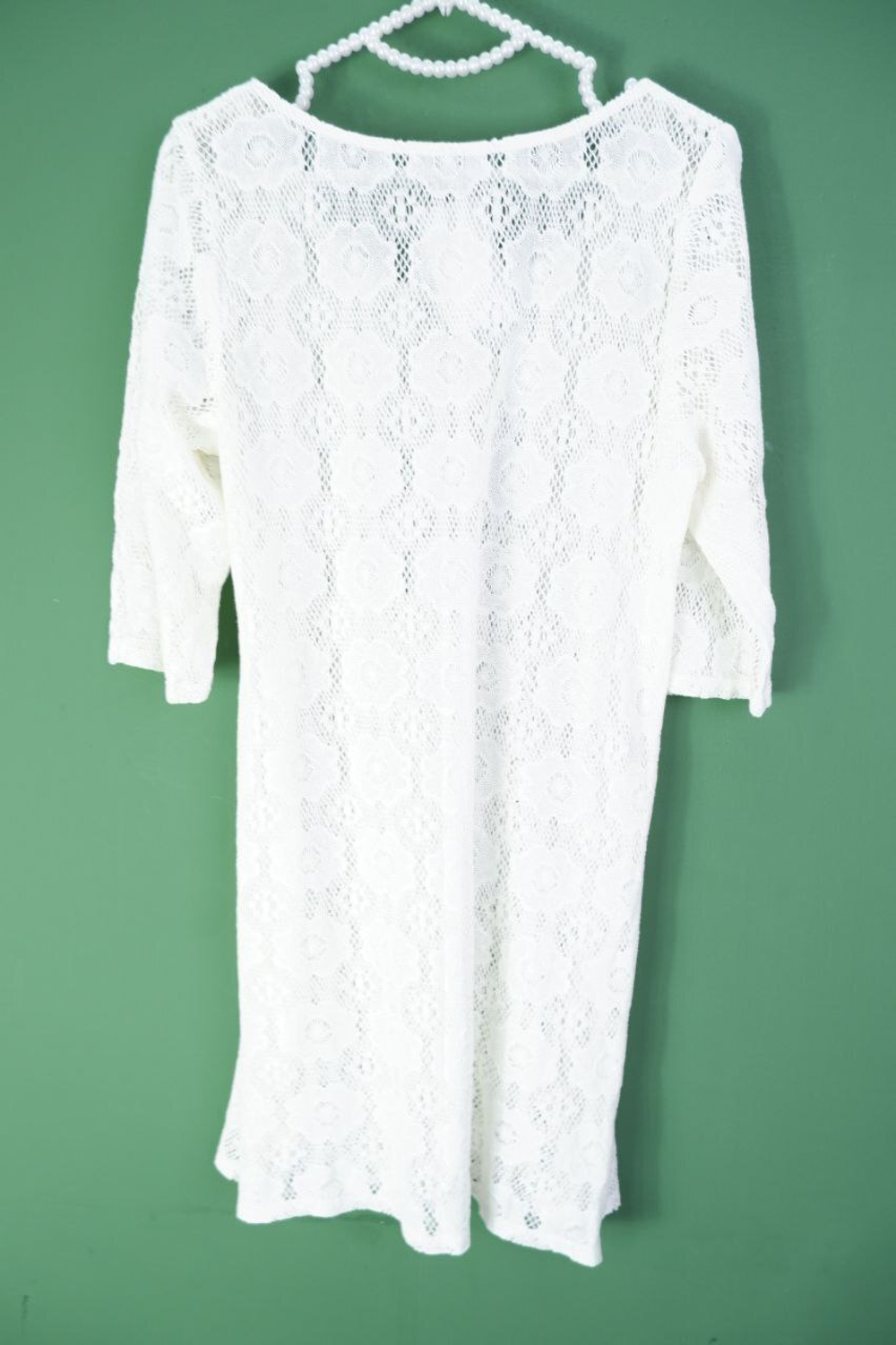 Платье кружевное для пляжа 46 размер