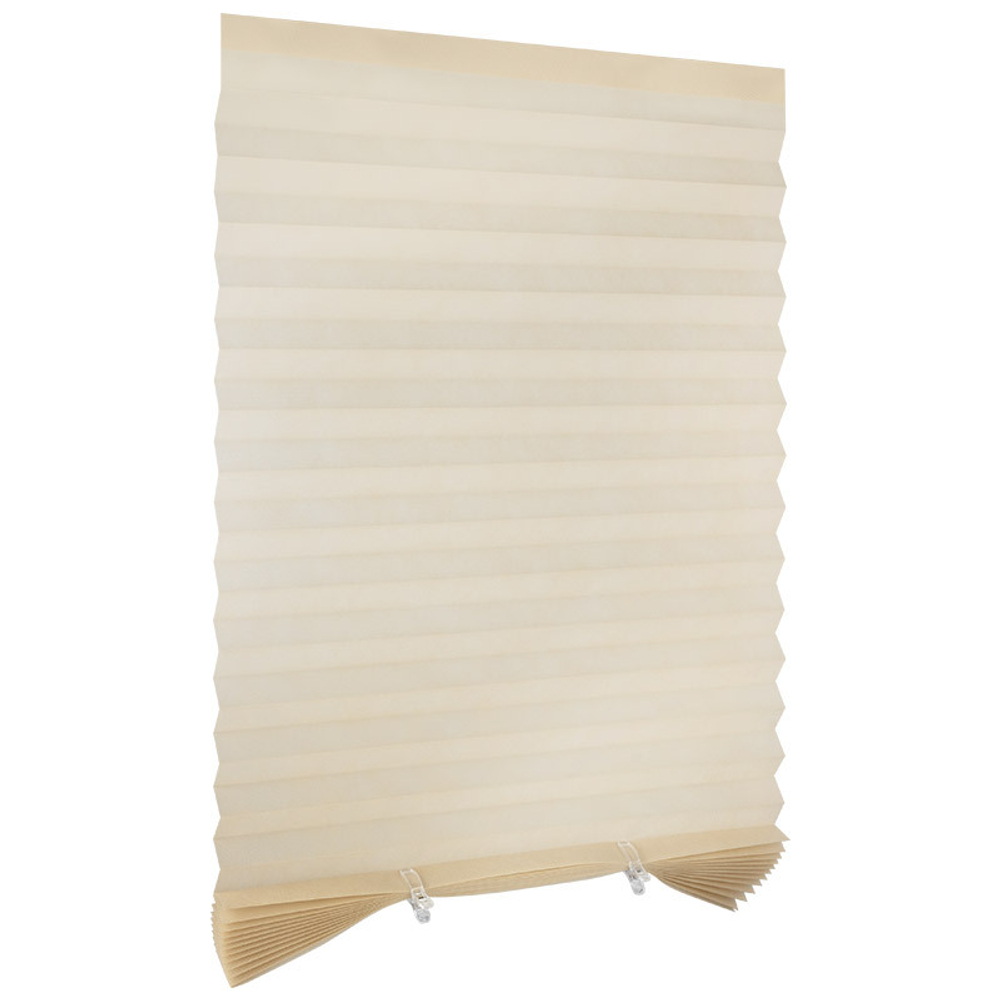 Шторы-плиссе самоклеящиеся 60*180см Skandi, цвет бежевый