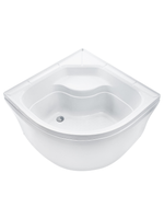 Душевая кабина МОНОМАХ 100/44 С МЗ 1000х1000х2060 10000005788 б/крыши полукруг