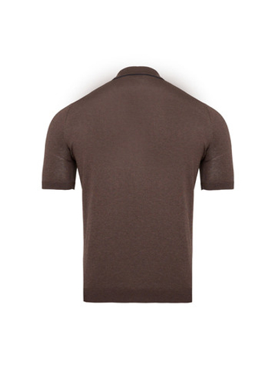 Поло с коротким рукавом на молнии Atelier Portofino