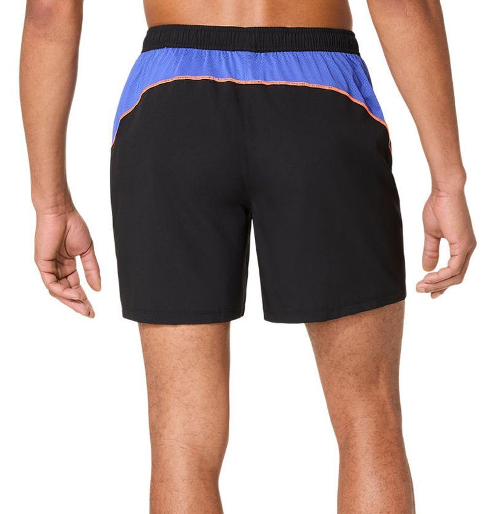 Мужские теннисные шорты Asics Padel Court 7in - black/dark cobalt