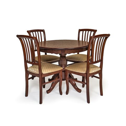 Анкор (СитПарад) Стол обеденный раздвижной (каштан)