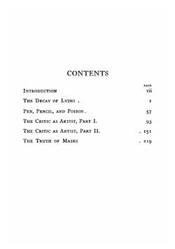 Intentions. The decay of lying, Pen, pencil and poison, The critic as artist, The truth of masks | Оскар Уайльд