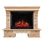 Каминокомплект Real Flame Sorento 33/33W WT с очагом Epsilon 33