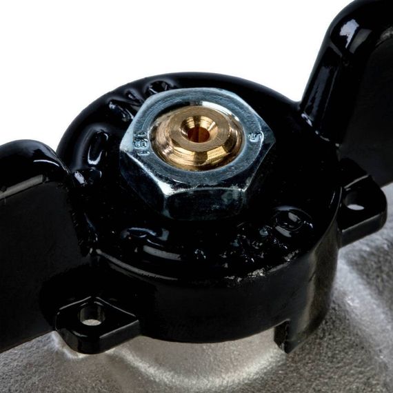 Кран шаровый STOUT В-В 1&quot;1/4 бабочка полнопроходной 32827