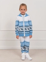 Кофта вязаная на молнии