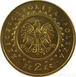 2 злотых 1998 год, Польша. Замок в Курнике. Замки. UNC