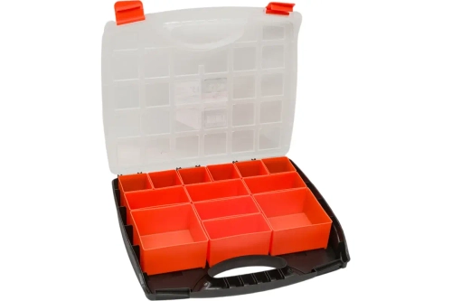 Ящик для крепежа (органайзер), съемные ячейки 13" ( 325х280х60 мм ) 65663