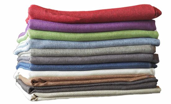 Длинные шторы. Тоскана (изумрудный) рогожка.