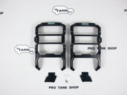 Алюминиевые накладки на задние фары MORE (черные) для TANK 300