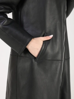 Дубленка зимняя натуральная длинная