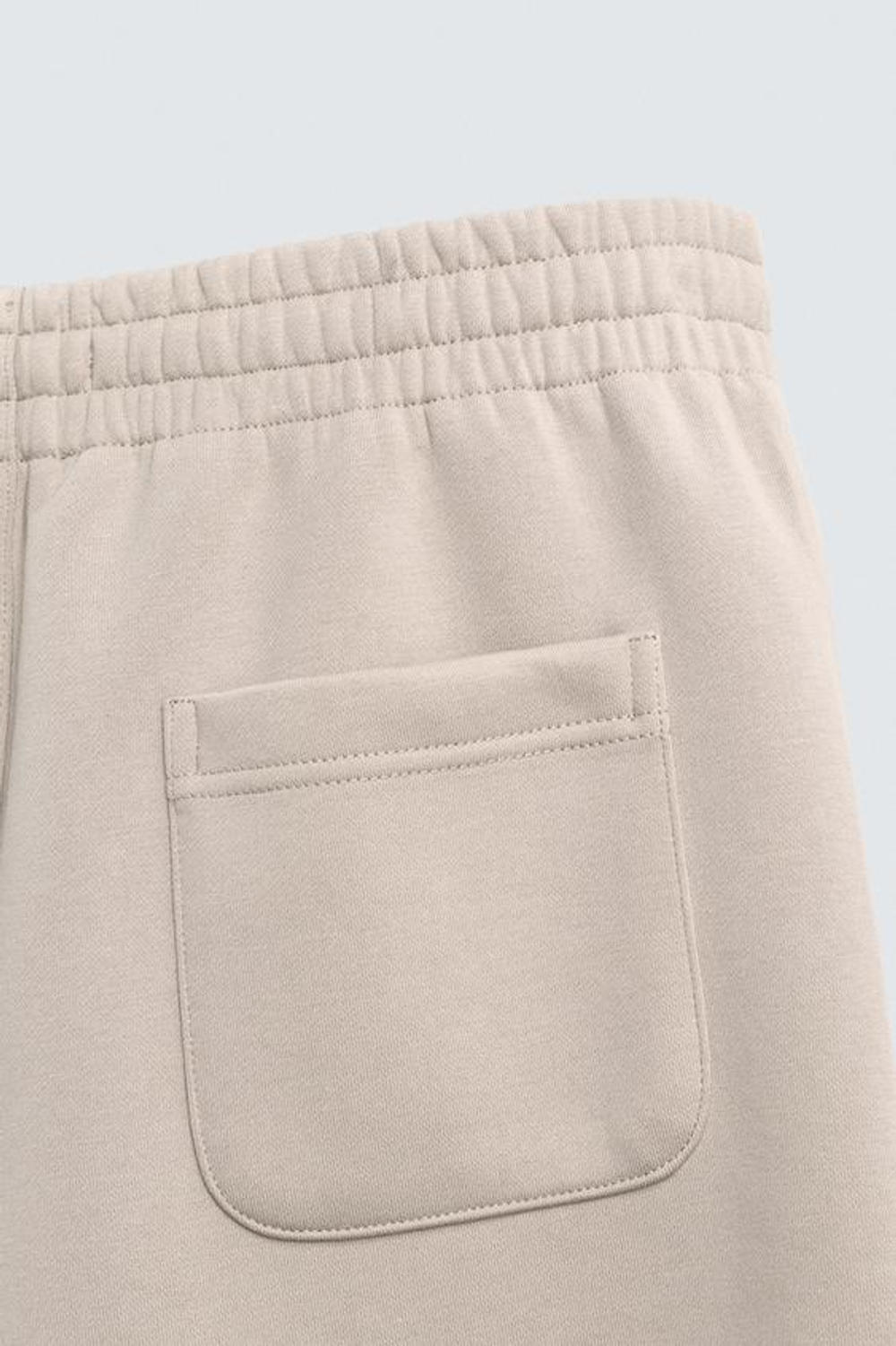 ZARA БРЮКИ BALLOON FIT С ЭФФЕКТОМ НЕОПРЕНА, КАМЕННЫЙ