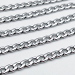 Цепочка, сталь, размер звена 7*5 мм, цена за 50 см