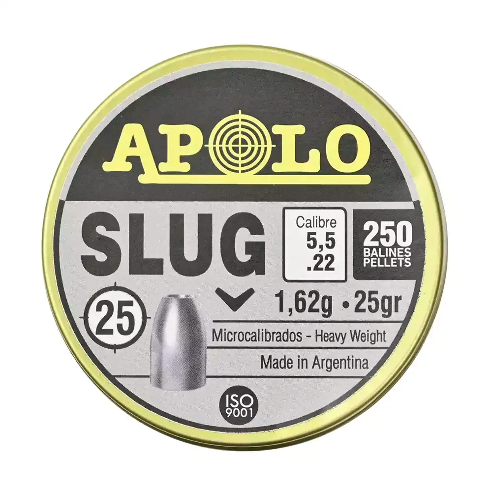 Пули APOLO Slug 5,5 мм 1.62 г (250 шт)