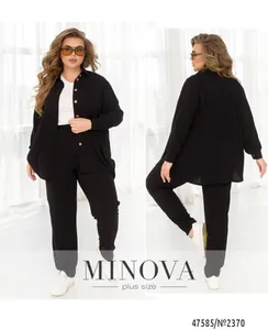 Костюм 2370-черный Minova